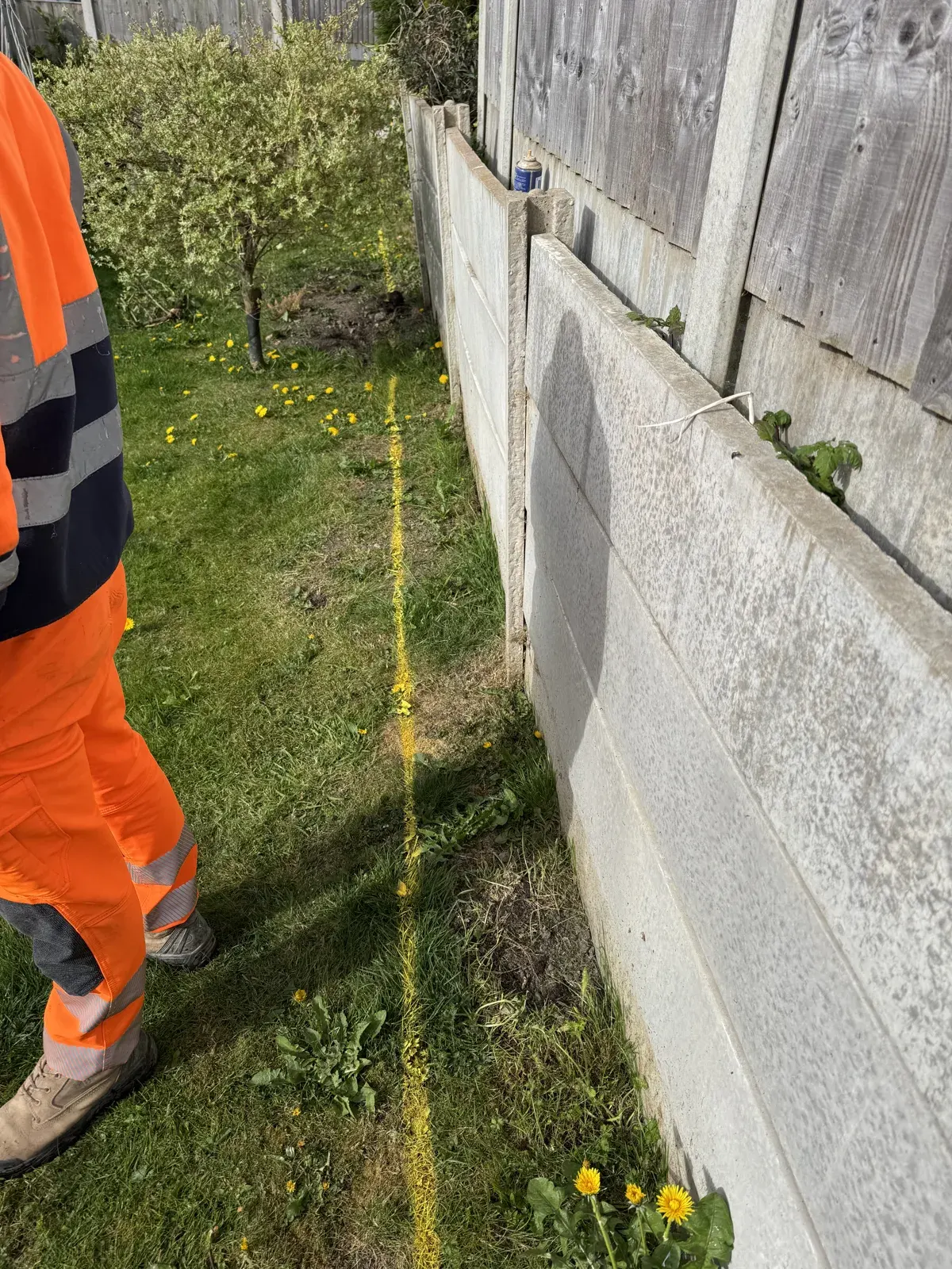Cheadle Retaining Wall — project photograph 1