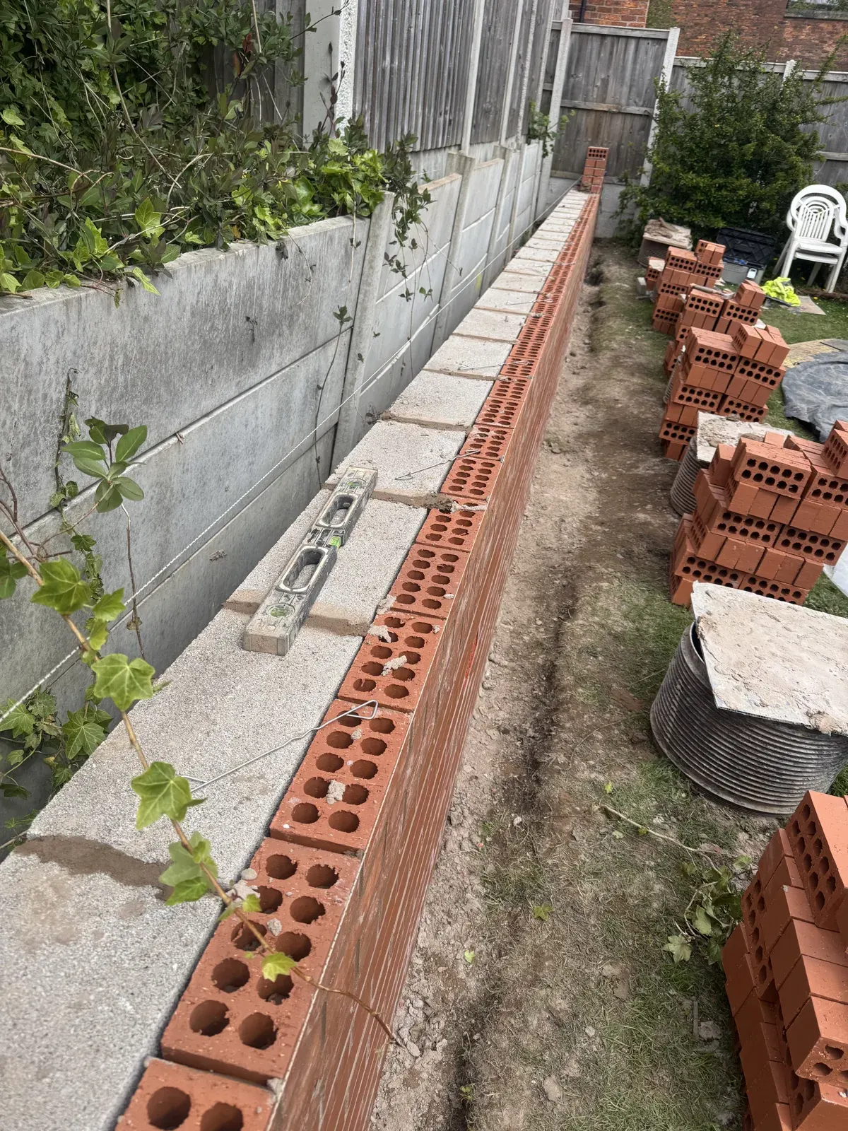Cheadle Retaining Wall — project photograph 21