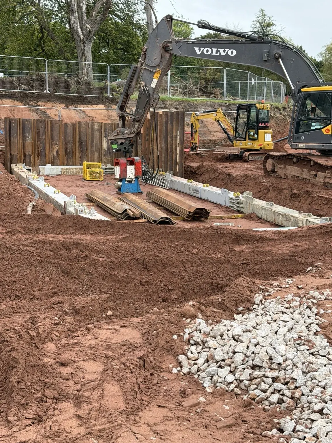 Groundworks and infrastructure progress at Bagnall